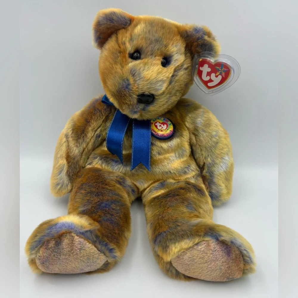 Ty‎ Beanie Buddy Clubby III 2000 Official Club Bear 14 Inch With Pin